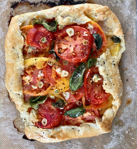 Jenny's Savory Heirloom Tomato Galette Recipe